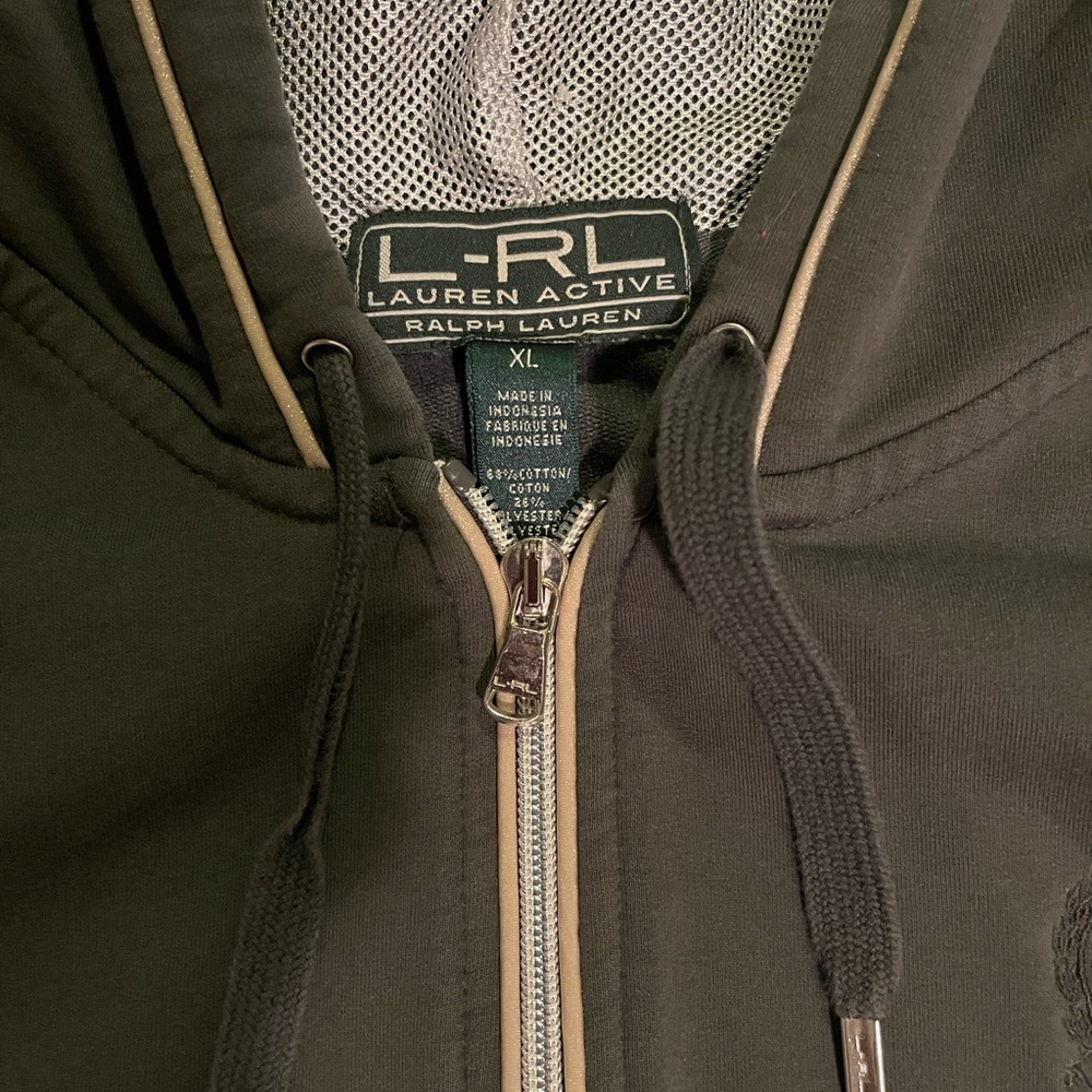 Womens Lauren Active Ralph Lauren full zip grey jacket XL - Picture 5 of 13